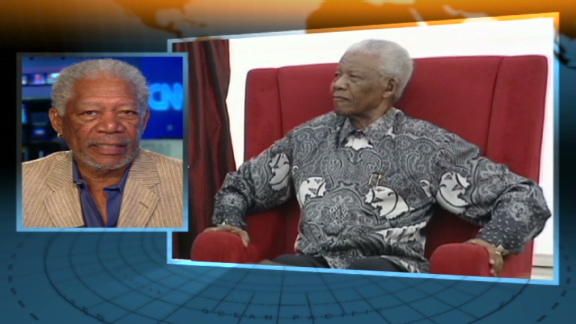 Morgan Freeman: Best way to honor Mandela