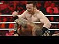 WWE : Monday night RAW : Randy Orton vs King Sheamus (14/02/2011).