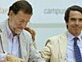 Rajoy y Aznar contraprograman a Rubalcaba