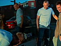 Chuck Liddell Swings on Thad