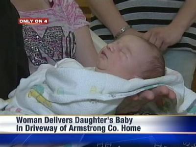 Baby Born In Mother’s Driveway