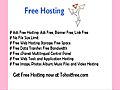 best web hosting services free