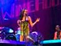 Video shows Winehouse’s messy performance