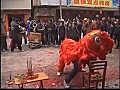 Human Mobile Stage 50J,  Kau Tong Village, Lion Dance Team, 2010 CNY China, Lion Dance Kung Fu