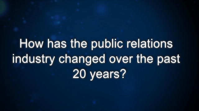 Curiosity: Jack Leslie: Public Relations in the Last 20 Years