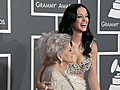 Katy Perry brings granny to Grammys