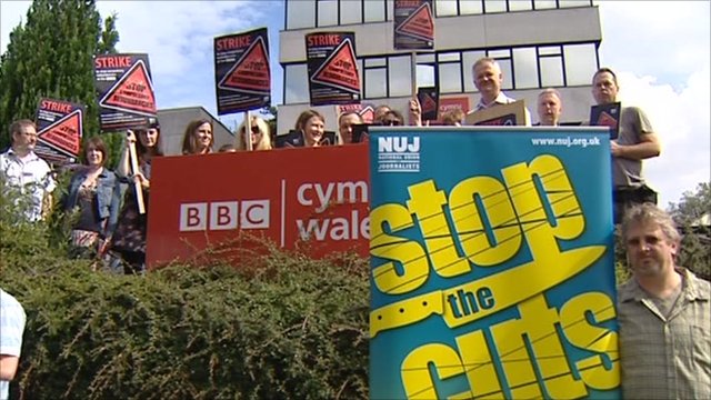 BBC News journalists in one-day strike over job cuts
