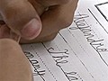 Some schools cut cursive writing