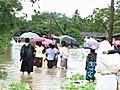 Heftige Überschwemmungen in Sri Lanka