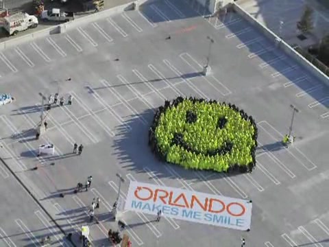 Orlando breaks record for largest smiley face