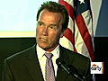 Video: Schwarzenegger laying low