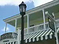 Royalty Free Stock Video HD Footage Old Style Home and Hotel in Key West,  Florida