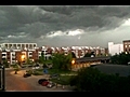 Storm Clouds coming over Down Town Omaha