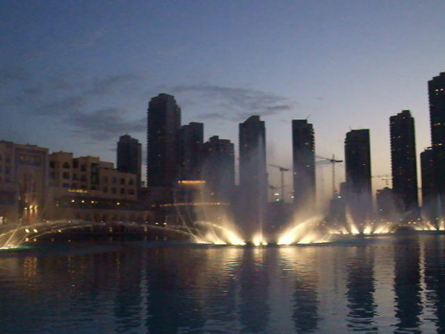 Fountain show @ Burj Khalifa