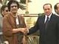 Berlusconi e Gheddafi alla mostra di foto