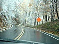 Driving thru Maggie Valley and the Snow.