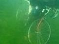 Underwater cycling and skiing