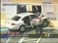 Suspected Burglars Crash Car Into Car Wash