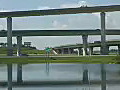 Royalty Free Stock Video HD Footage View of Roadways,  Bridges and Traffic on I-595 in South Florida