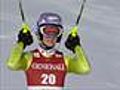 Are : Maria Riesch’s 2nd run