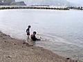 西伊豆での季節外れの海遊び