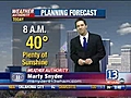 VIDEO: 13WHAM Weather Authority Morning Forecast - March 18,  2010