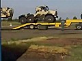 How Not To Unload Heavy Army Equipment