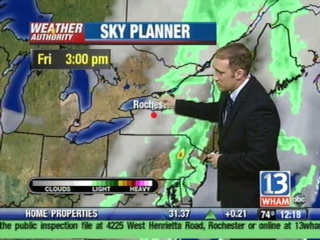 VIDEO: 13WHAM Weather Authority Midday Forecast - 5/28/09