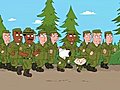 Brian and Stewie in the Army