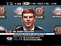 Andy Dalton on Carson Palmer’s status