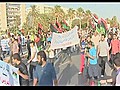 Rebels protest in Benghazi