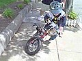 Cute Kid Learns To Ride A Bicycle