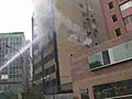 Edificio empresarial de Lima afectado por un incendio