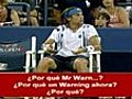 0712 CRISPY - A Ferrer se le va la pinza en el Us Open