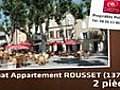 Vente - appartement - ROUSSET (13790)  - 158 000€