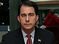 Gov. Scott Walker on Mob Scene in Madison,  Part 1