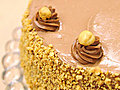 Hazelnut Cake with Praline and Milk Chocolate Buttercream Frosting