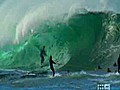 Surfing daredevils brave Bawley Point