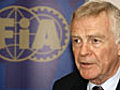 F1 peace deal announced by Max Mosley