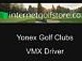 Yonex VMX driver - VMX driver technology