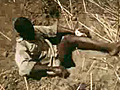 G Shxt: Catching A Python Using Right Foot As A Bait In Cameroon! (Old Clip)