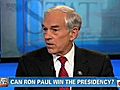 Ron Paul: They’re not laughing at me any more