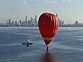 Balão no mar