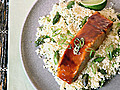 Hoisin-Lime Salmon with Asparagus Couscous