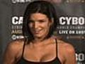 Carano,  Cyborg Weigh In