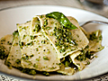 Pasta Handkerchiefs With Chunky Pesto