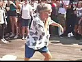 Old Lady Breakdancing