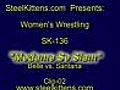 Women’s Wrestling Video Clip,  Belle vs. Santana, Women&#039;s Wrestling