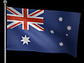 Australia Flag Stock Footage