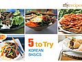 Korean Basics - 5 to Try